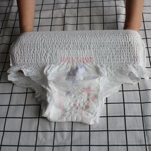 Одноразовые дышащие трусы-подгузники с крылышками для обильных выделений, супервпитывающие, из хлопкового материала - Product Image 5