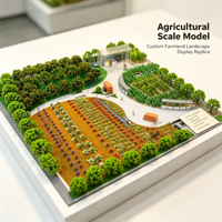 Modèle de paysage agricole personnalisé pour l'affichage des terres agricoles