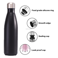 Termo de Acero Inoxidable con Forma de Botella de Cola, Personalizado con Logotipo, Etiqueta Privada, 12oz 17oz 350ml 500ml, Impresión 3D y Grabado Láser