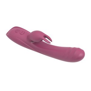 Doppelkopf-Schlagmassagegerät G-Punkt Wasserdichter Silikon-<span class=keywords><strong>Rabbit</strong></span>-<span class=keywords><strong>Vibrator</strong></span> für Frauen Erwachsenenspielzeug Fabrik - Product Image 5