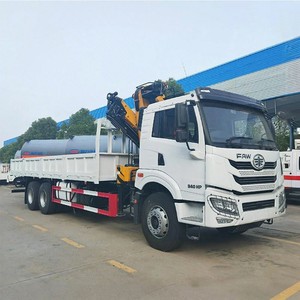 Châssis FAW 6x4 avec grue à flèche articulée en option, capacité allant de 12 à 35 tonnes - Product Image 5