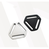Boucles de ceinture en métal triangle personnalisées pour collier de chien, boucles de laisse de chien