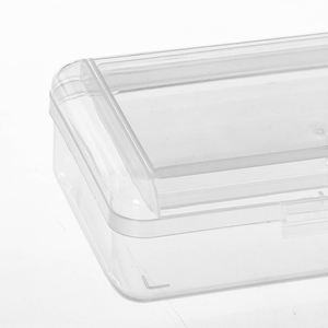 カスタマイズプラスチックペンシルケース大容量クリアペンシルボックスハードクレヨンボックス収納スナップタイトリッド付き - Product Image 3