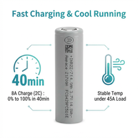 Batterie Ampace 21700 JP40, batterie lithium-ion rechargeable de qualité A, 21700, 4000 mAh, 40 A, 3,7 V, 40PL, 4000 mAh, 40 A, batterie JP40