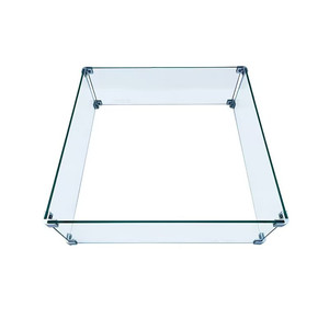 <span class=keywords><strong>Garde</strong></span>-vent en verre facile à assembler pour table rectangulaire en verre trempé - Product Image 5