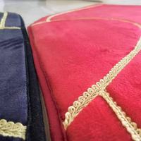 Tapis de prière de luxe personnalisés de qualité supérieure en forme de cœur pour couples, tapis, tapis pour cadeaux de mariage, ensemble de tapis de prière islamiques