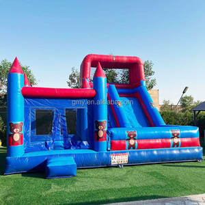 GMY Inflatables Spider City Hero Lit Gonflable Maison de Rebond pour Enfants Château Gonflable <span class=keywords><strong>Spiderman</strong></span> Combo - Product Image 3