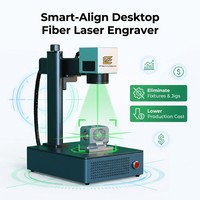 Mini machine de marquage laser à fibre de bureau 20W 30W, graveur métallique portable, machine de gravure laser CNC pour bois, cuir, acrylique