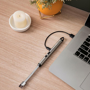 Nuovo Accendino BBQ Antivento a Rotazione Libera a 360 Gradi, Accendino Elettrico ad Arco Ricaricabile USB per Candele e Cucina - Vendita all'Ingrosso - Product Image 3