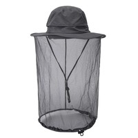 Sombrero Antimosquitos con Malla Protectora Facial, Gorro de Pesca, Sombrero de Apicultura Anti-insectos, Gorra para Senderismo, Camping y Safari al Aire Libre H037C