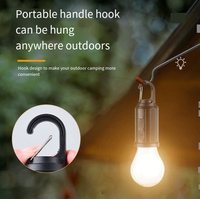 Solar-Campingzeltlampe USB-Aufladbar Hängend Leichtgewichtig Tragbar für Outdoor Notfall Wandern Stromausfall