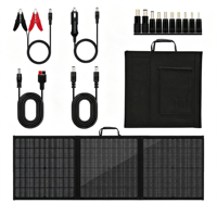 AIsmartlink Sac solaire pliable portable 100W d'origine, chargeur solaire extérieur, batterie externe, alimentation de stockage d'énergie