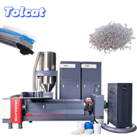 Machine de granulation automatique pour le recyclage des déchets plastiques, pour le recyclage des films PP PE, de haute qualité et longue durée de vie