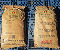 Acide malique DL en poudre, acide carboxylique, acide organique, additifs alimentaires, qualité industrielle, pureté 99%, CAS 617-48-1, alimentaire, fourni par l'usine