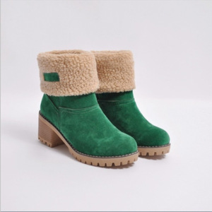 Wish2021 <span class=keywords><strong>Bottes</strong></span> d'hiver grande taille pour femmes, <span class=keywords><strong>bottes</strong></span> de neige à fourrure, bottines à double portée pour l'Europe, les États-Unis, nouveauté - Product Image 6