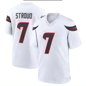 2024 tim HTX pria baru 7 C.J. Stroud 51 Anderson kaus sepak bola warna putih biru dongker kecil grosir kaus tim jahit Amerika atas - Product Image 5