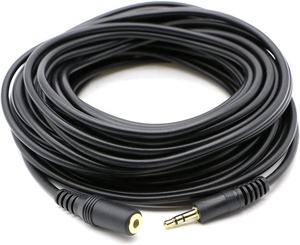 Adaptateur de câble d'extension audio stéréo mâle à femelle 3.5mm cordon 1m/2m/3m/5m/10m pour amplificateur de bureau Microphone - Product Image 1