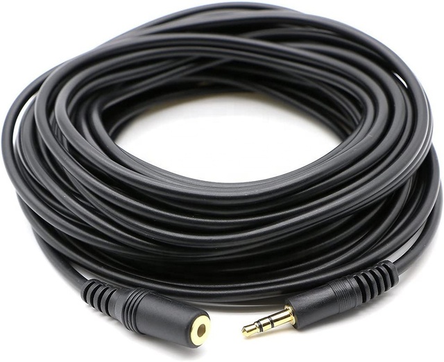 3.5mm Stereo Male to Female Audio Extension Cable Adapter 1m/2m/3m/5m/10m Cord for Microphone Desktop Amplification