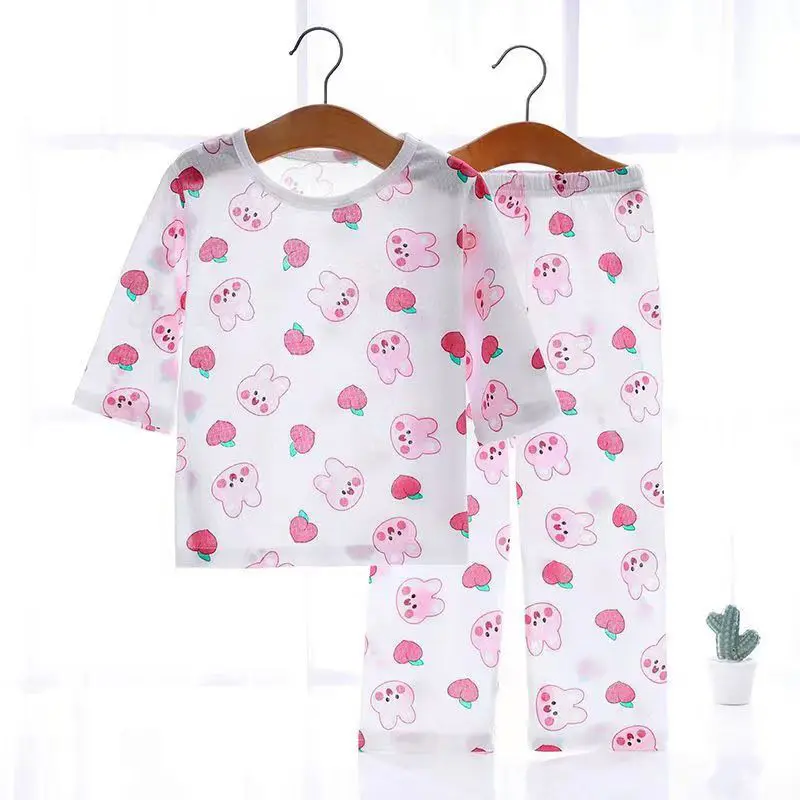 kids Pamas Sets Cotton Kids Clothings suit with Two Pieces Children's sets for boys and girls