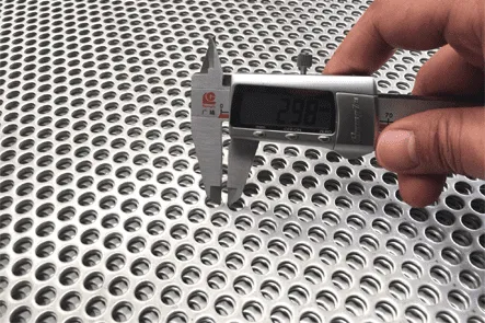Small Hole Perforated Stainless Steel Sheet For Fencing 1219 x 2438mm