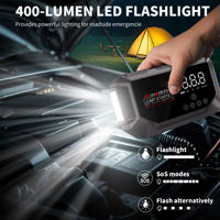 Starter Mobil Nirkabel Portabel 1000A 150PSI Pompa Ban 4-in-1 Multifungsi Booster Darurat dengan Kompresor Udara
