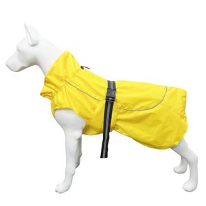 थोक बिक्री कस्टम डिजाइन पालतू कपड़े 70 डी नायलॉन वाटरप्रूफ बारिश जैकेट समायोज्य आउटडोर कुत्ते वर्षाकोट - Product Image 3