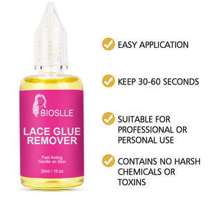 BIOSLLE 30ML Action Rapide Dentelle Perruque Dissolvant Frontal De Colle Marque Privée En Gros Outils D'<span class=keywords><strong>extension</strong></span> De Cheveux - Product Image 4