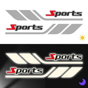 Autocollants Réfléchissants Vinyle Universels à Bandes Latérales pour <span class=keywords><strong>Carrosserie</strong></span> avec Logo Personnalisé, Protection et Durabilité Extérieure de 3 à 5 Ans - Product Image 4