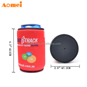Logotipo personalizado estilo Australia 5mm fundas de botella de neopreno portátil cerveza Coozies y lata funda enfriadora soportes rechonchos - Product Image 6