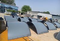 Silo mobile en acier inoxydable pour cendres de soude avec filtre de ventilation et convoyeur à vis sans fin pour centrale à béton