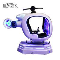 Máquina de vuelo de avión Vr, simulador de riel coaxial 9d, juegos de tiro, cine