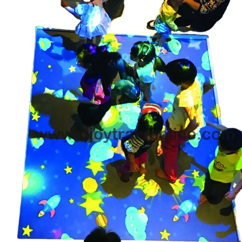 Interactive floor game projector interactive projection floor game for theme park/ children game interactive machine for sale