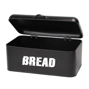 Kitchen Counter <strong>Large</strong> Dry Food <strong>Bread</strong> Box Storage Boxes Powder Coated Metal <strong>Bread</strong> <strong>Bin</strong> - Product Image 6