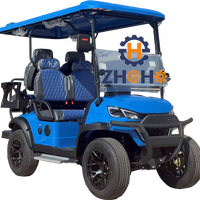Voiture de golf tout-terrain de qualité supérieure, 4 places, kart électrique, certification CE, batterie au lithium, vitesse de 30 à 50 km/h, pour la plage et le camping