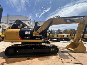 รถขุดมือสอง CAT 323D2L สีเหลือง ยี่ห้อ Caterpillar สำหรับงานหนัก พร้อมบุ้งกี๋ขุด ราคาถูก ลดราคาพิเศษ - Product Image 3
