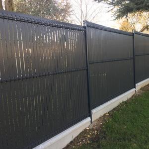 Panneaux de clôture de jardin 3D, Kit de sculptures en PVC, fêtes <span class=keywords><strong>rigide</strong></span> de confidentialité pour cadre métallique, 2.5m - Product Image 6