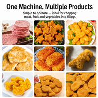 Machine automatique de fabrication de galettes de hamburgers, machine de fabrication de galettes de viande de bœuf/poulet/McNuggets pour produits carnés