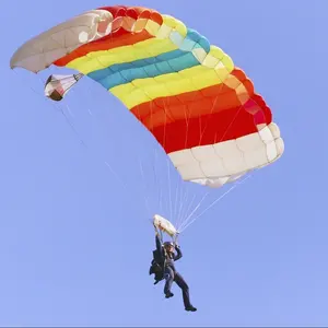 30D ไนลอน66ที่แข็งแกร่งฉีกขาดความคงทน Paraglider ผ้ากันน้ำกลางแจ้งผ้าร่มชูชีพ