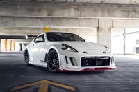 Pare-chocs avant amélioré de style Varis, compatible avec Nissan Z34 370Z, kit carrosserie avec lèvre avant