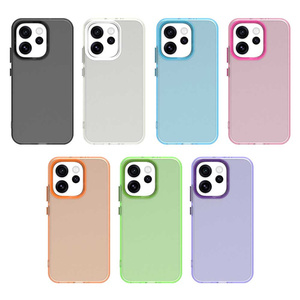 Funda Delgada Resistente a Impactos y Arañazos para Teléfono, Carcasa Antihuellas con Borde Elevado para Lente y Protección Contra Aceite para Realme 15T/P3/14x/14 - Product Image 1
