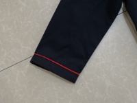 Veste de chef en coton et polyester tissé de haute qualité, à manches longues, douce et confortable, uniformes d'hôtel unisexes, restaurant, fermeture à pression