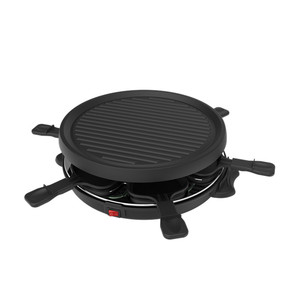 <span class=keywords><strong>Raclette</strong></span> électrique 3-en-1 <span class=keywords><strong>avec</strong></span> plaque de cuisson à <span class=keywords><strong>pierre</strong></span> chaude et fondue, appareil de cuisson domestique sans fumée - Product Image 6