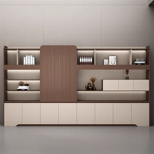 Ensemble <span class=keywords><strong>de</strong></span> bureau et chaise modulaires en bois modernes avec étagère pour bureau à domicile ou usage <span class=keywords><strong>commercial</strong></span> - Product Image 6