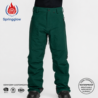 Pantalons de ski baggy pour hommes personnalisés, pantalons de neige imperméables, pantalons cargo pour hommes, pantalons de snowboard, logo personnalisé OEM, pantalons de ski coupe-vent pour hommes