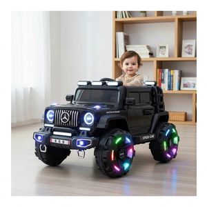 Coche Eléctrico Infantil de 4 Ruedas Supre con Motor 390, Luces LED de Contorno, Batería de 12V7Ah, Cabina Grande, Control Remoto, de Plástico, para Niños - Product Image 5