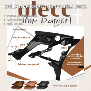 MCCAR per S1000RR/S1000R Pannelli Laterali Moto in Fibra di Carbonio Nero Lucido, Carene Durevoli per Retrofit e Upgrade - Product Image 3