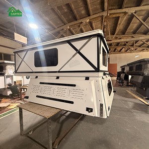 <b>Pickup</b> Truck Hard Roof Top <b>Tent</b> for Camping Waterproof Foldable Aluminum Car Rooftop <b>Tent</b> - Product Image 1