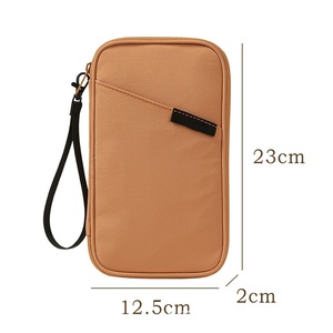 Organizador portátil ligero, estuche para documentos, impermeable, Oxford, billetera para pasaporte, soporte para pasaporte de viaje para hombres y mujeres - Product Image 4