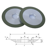 Disque de meulage en diamant vert et CBN à liaison résineuse pour machines professionnelles d'affûtage de lames de scies circulaires pour le bois