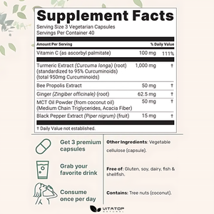 Capsules de curcumine de <span class=keywords><strong>curcuma</strong></span> de marque privée OEM 95% Curcuminoïdes standardisés Supplément sans OGM avec <span class=keywords><strong>poivre</strong></span> <span class=keywords><strong>noir</strong></span> - Product Image 2